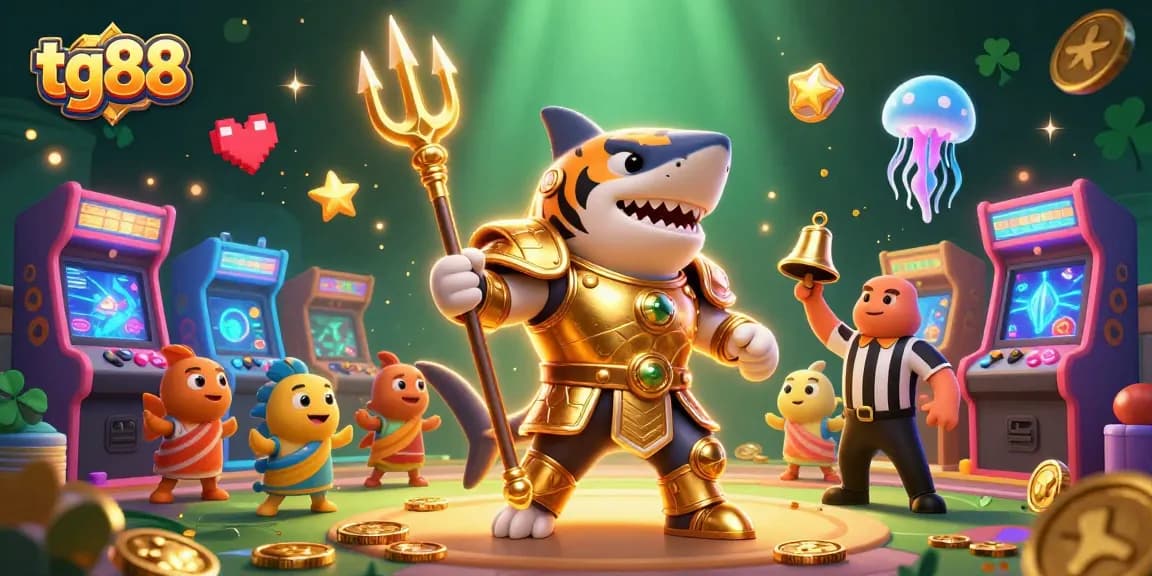 Experience thrilling gameplay at tg88 with vibrant visuals of our exciting underwater casino scene.