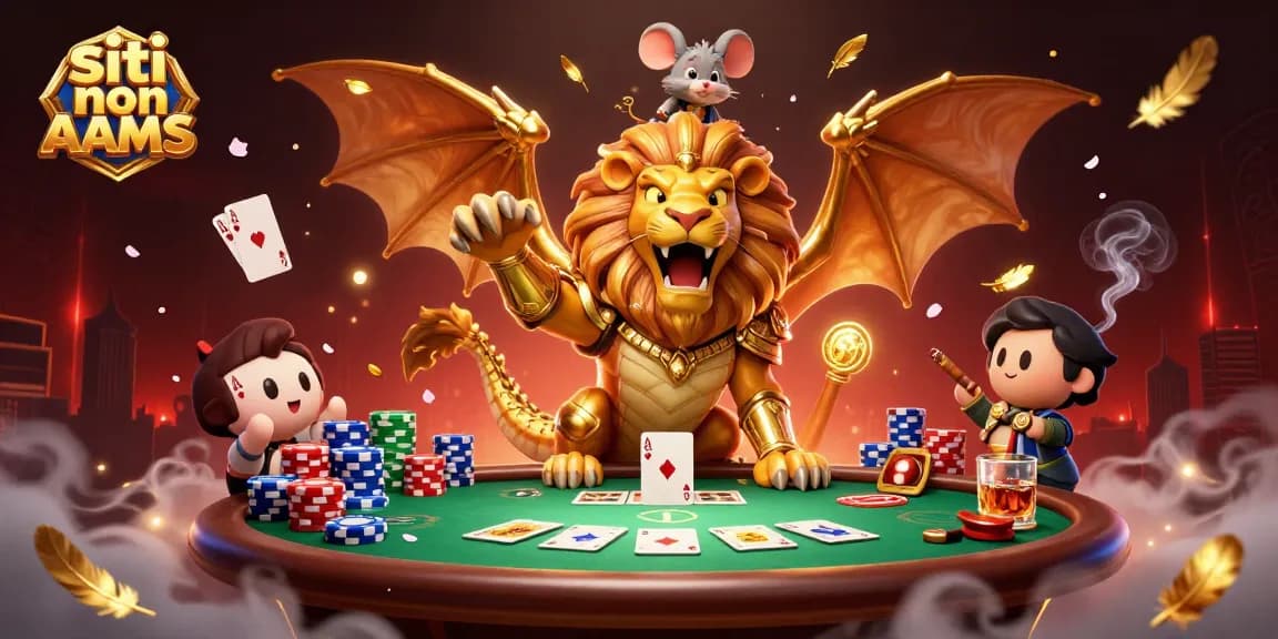 Gioca nei siti non AAMS con la chimera dorata che trionfa al tavolo da poker.