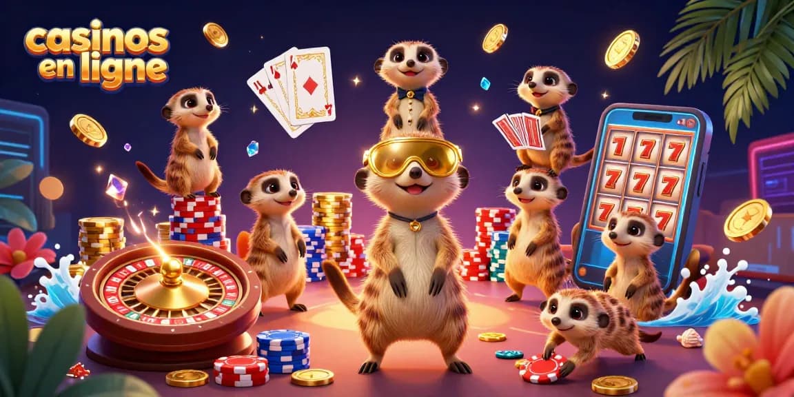 Éclatez-vous dans les casinos en ligne avec des meerkats en pleine action !