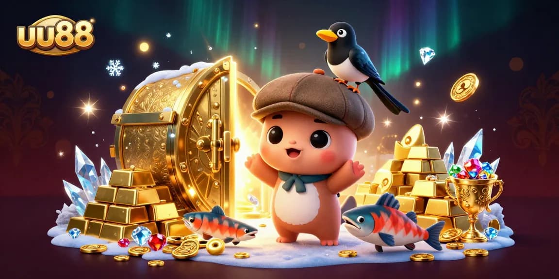 Join the fun at uu88 while discovering a treasure trove of gaming gems in a vibrant casino scene.