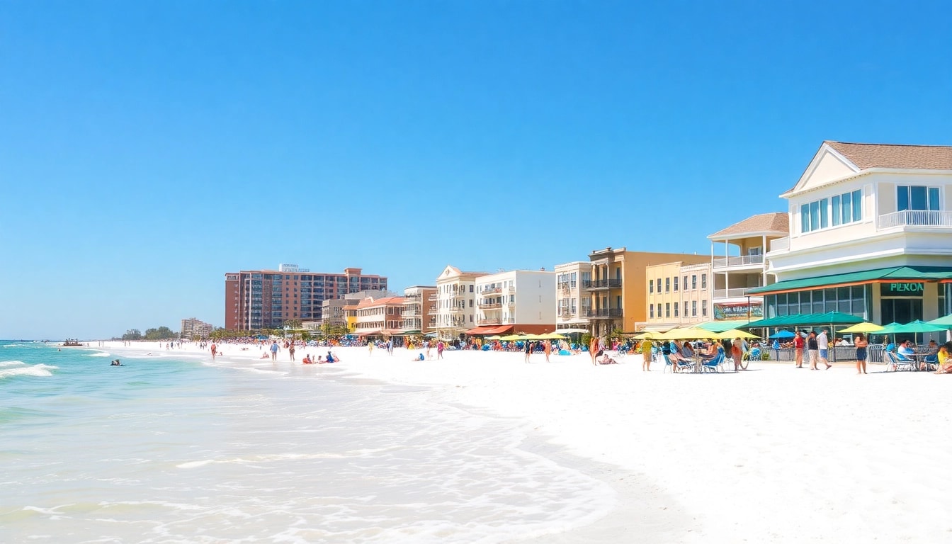 Enjoying the sunny beaches and lively downtown in Pensacola FL.
