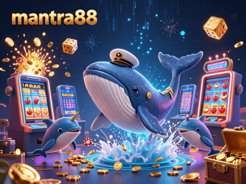 Experience exciting wins at mantra88 with vibrant casino game illustrations and dynamic characters.