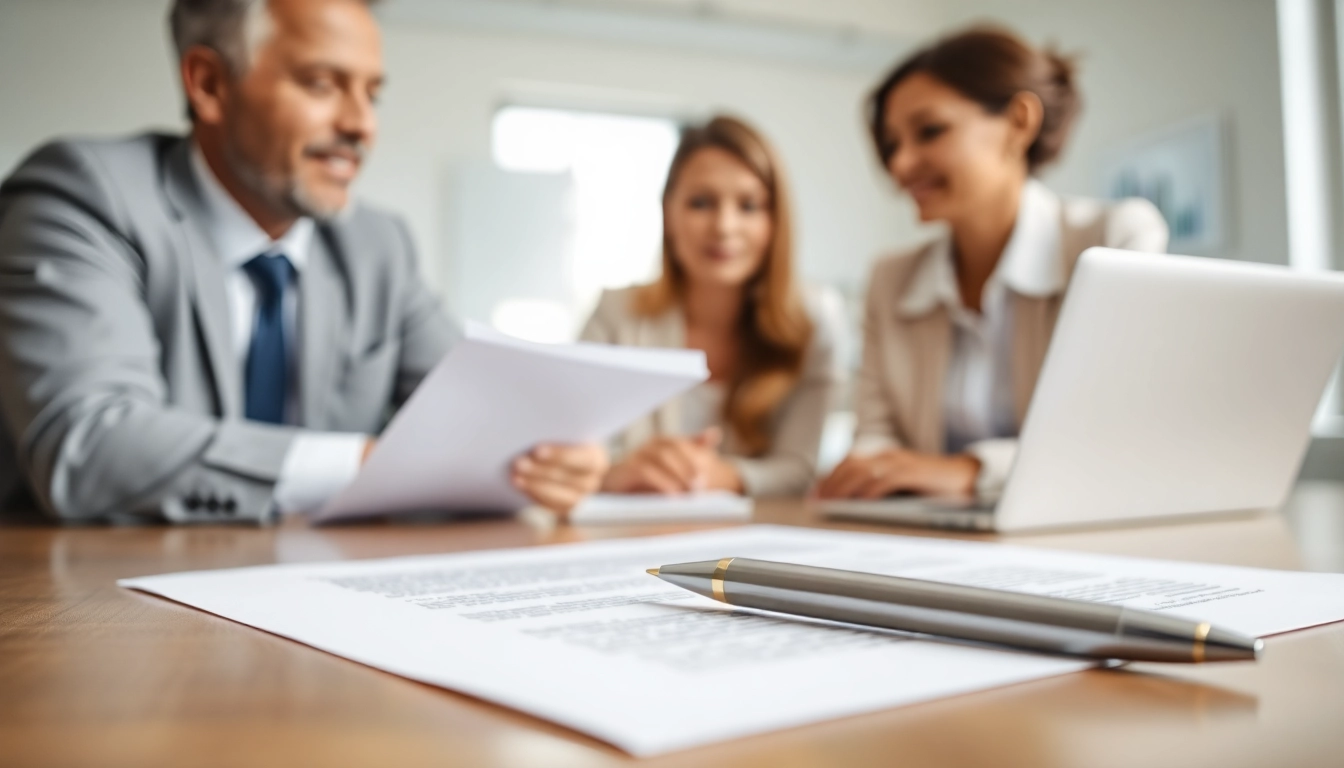 Understanding Escrow Services in a professional meeting with a contract and financial advisor.