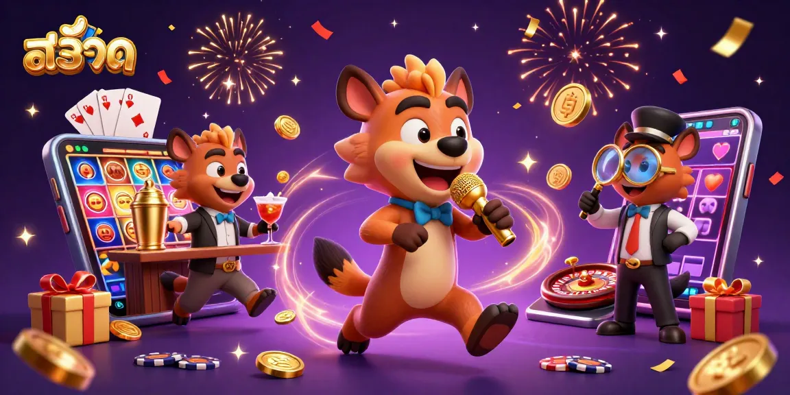 Spin the reels and win big with สล็อต at our vibrant comedy casino featuring lively hyena characters!