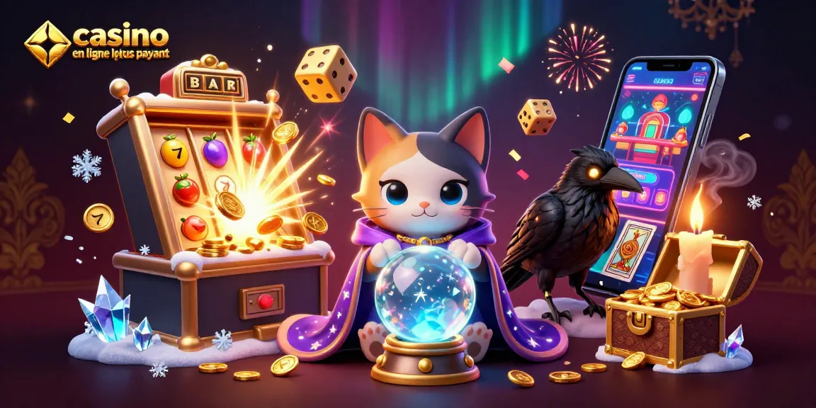 Découvrez les célébrations du casino en ligne le plus payant avec une illustration mystique à 3D.