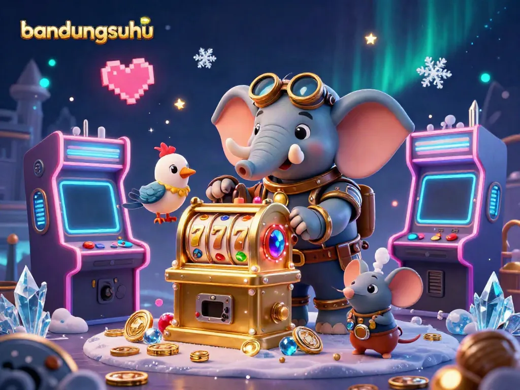 Spin the reels of the bandungsuhu slot machine with steampunk engineering and vibrant game elements.