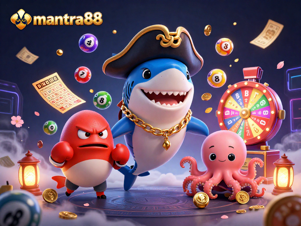 Experience the thrill of mantra88 lottery fun with dynamic characters and vibrant game elements!
