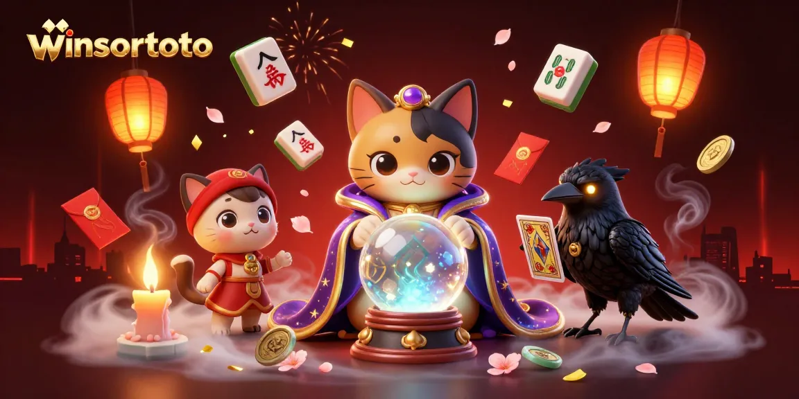 Menggunakan winsortoto, mainkan dengan cat mistik dan burung gagak dengan kartu tarot di kasino bertema magis.