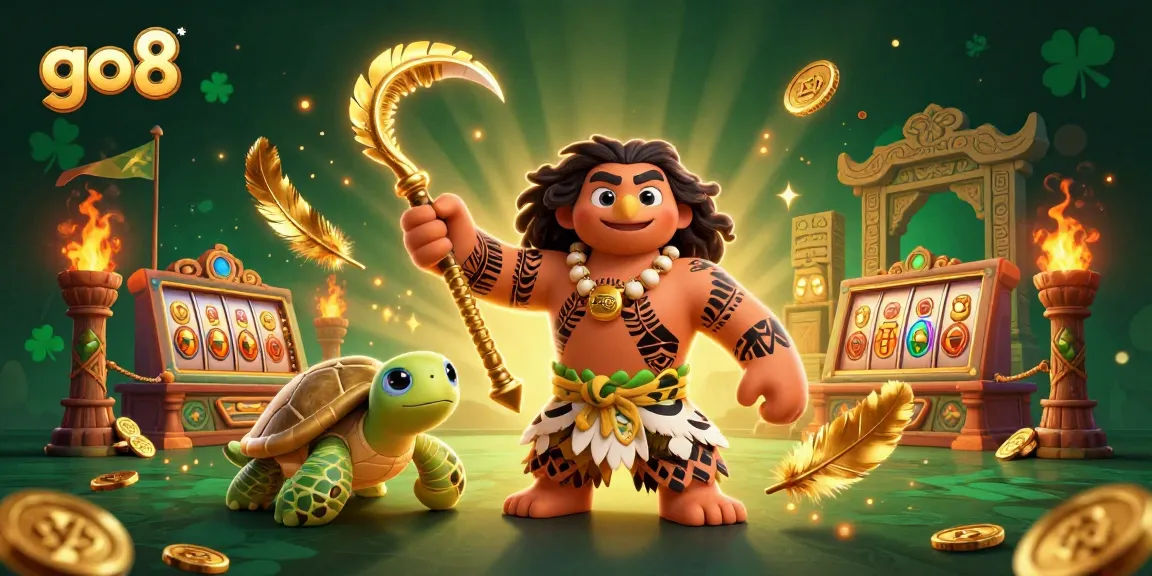 Experience the thrilling action at go8 with vibrant casino elements and a captivating hawk demigod in a dynamic scene.