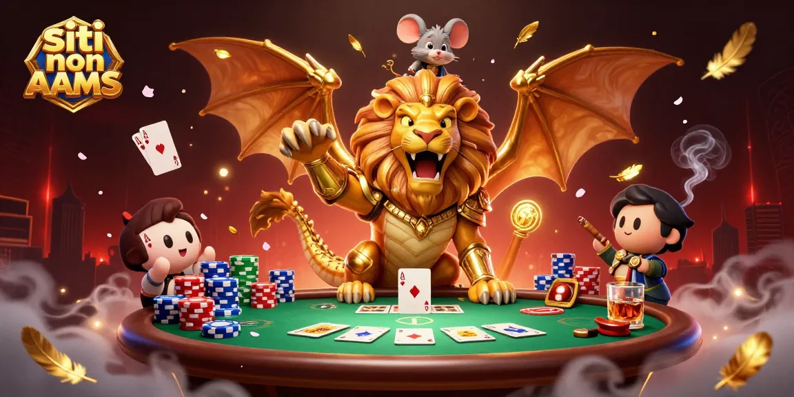 Gioca nei siti non AAMS con la chimera dorata che trionfa al tavolo da poker.