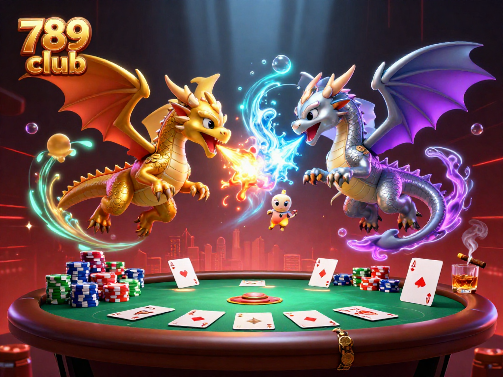 Engage in exciting gameplay at 789 club with captivating dragons and poker elements.