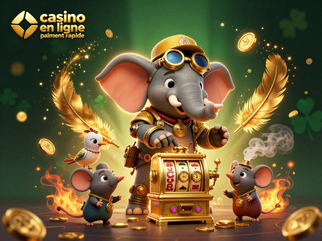 Profitez des retraits rapides sur un casino en ligne paiement rapide à travers une scène dynamique de jeux d'argent.