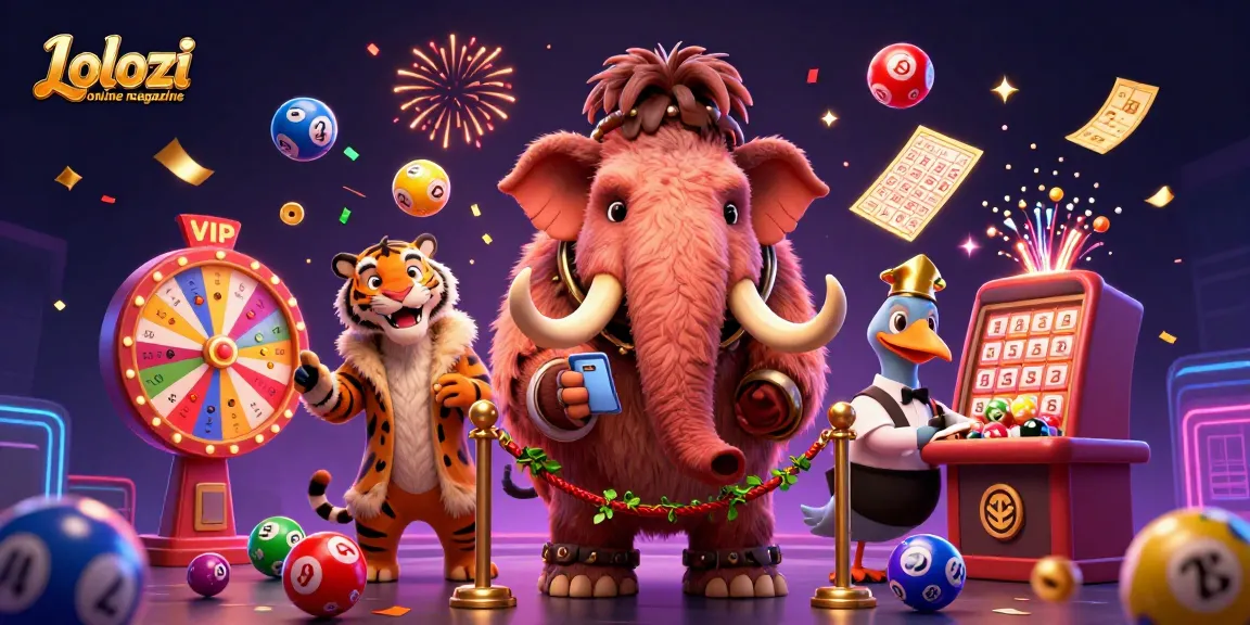 Immerse in the excitement of the Lolozi online magazine with a vibrant casino illustration featuring energetic characters.
