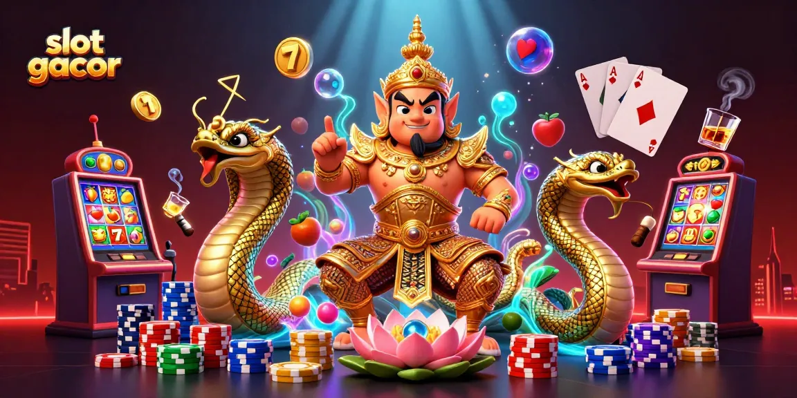 Experience the thrilling slot gacor adventure with vivid characters and vibrant gaming elements.