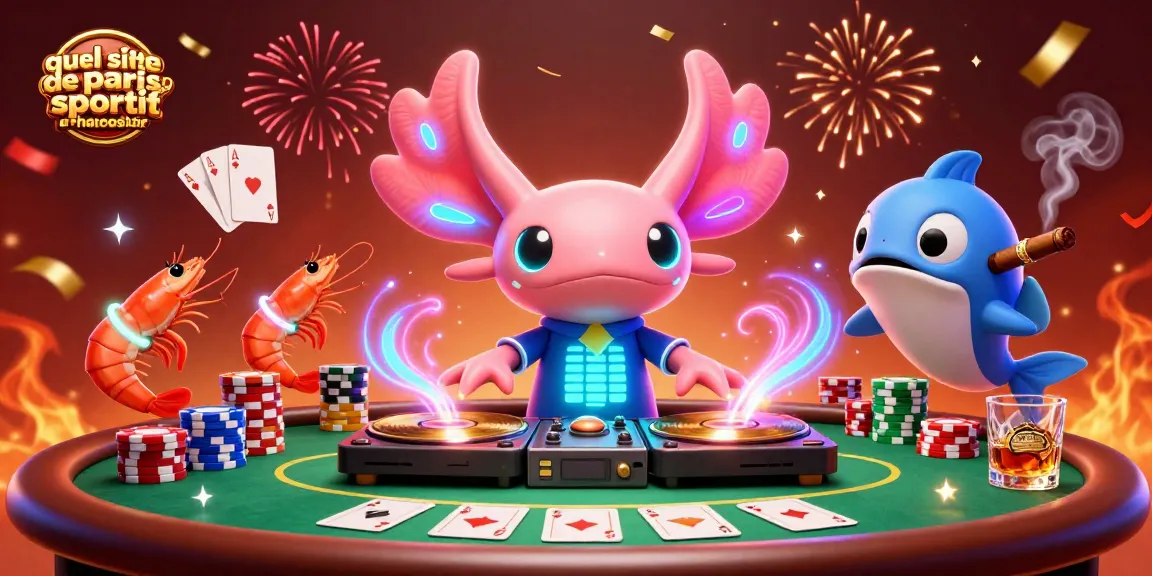 Placer des paris sur quel site de paris sportif choisir avec une ambiance festive de casino.