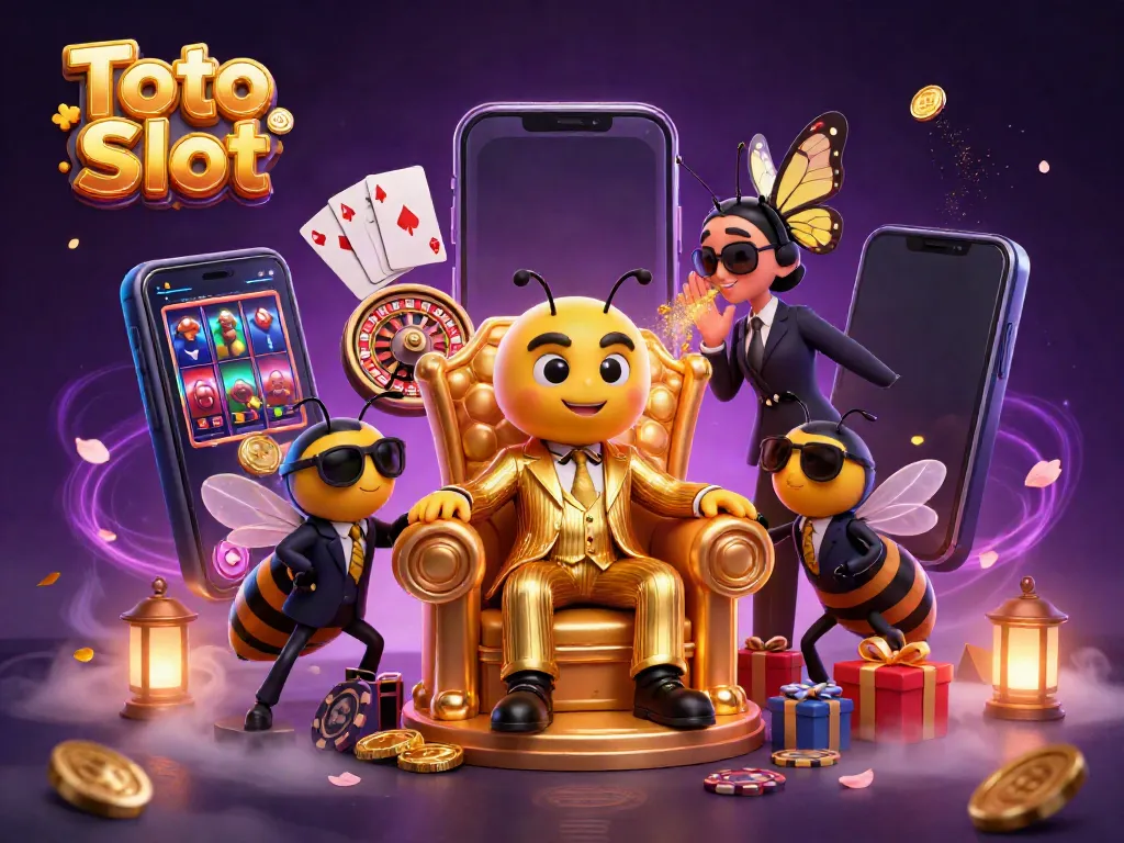 Permainan Toto Slot dengan bos lebah kartun, pengawal, dan informan