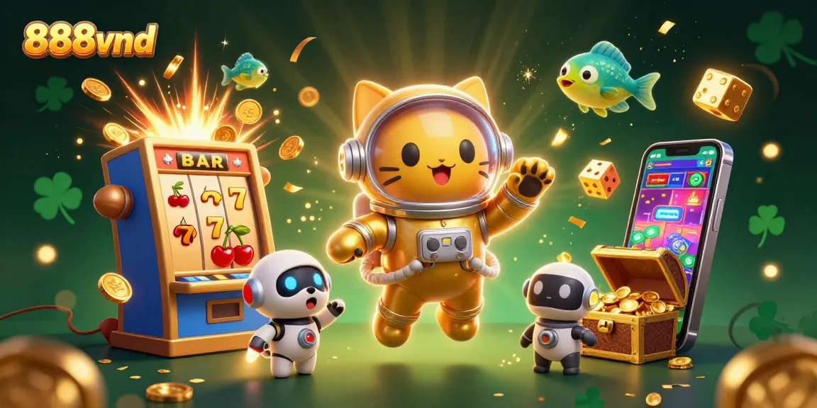 Experience thrilling gameplay with 888vnd at a vibrant casino filled with action and adventure.