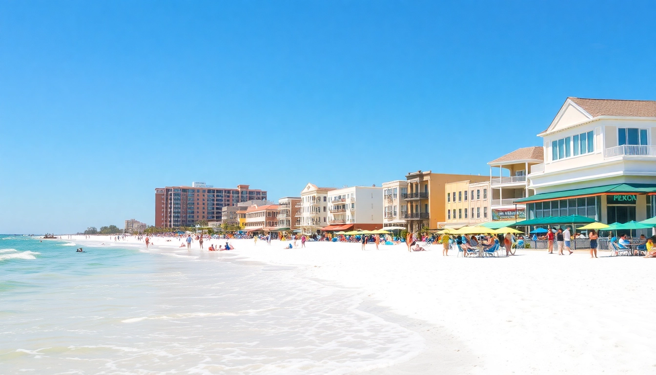 Enjoying the sunny beaches and lively downtown in Pensacola FL.