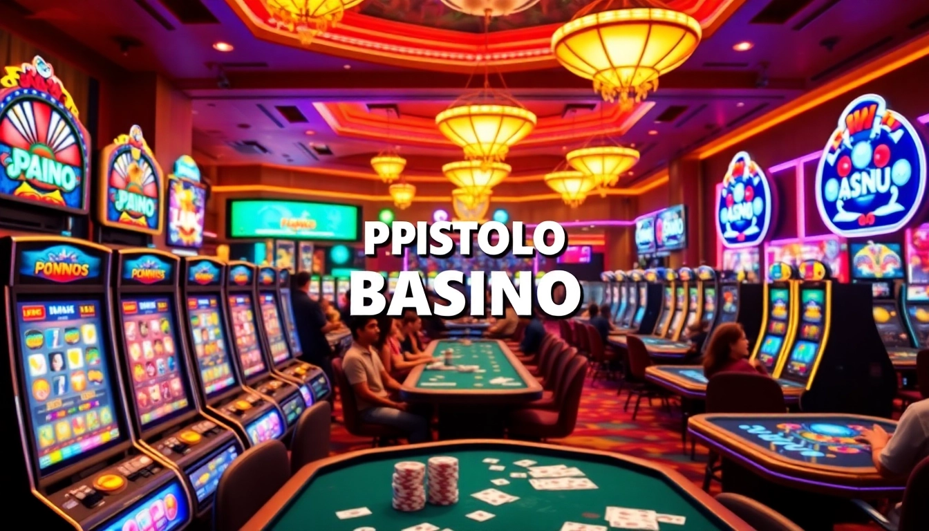 Ontdek de pistolo casino bonus met levendige gokkasten en spannende spelsessies in een bruisende casino omgeving.