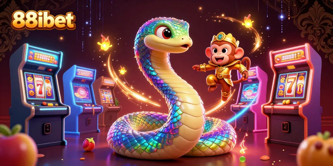 Experience the thrill of gaming action with 88ibet featuring colorful characters and vibrant casino elements.