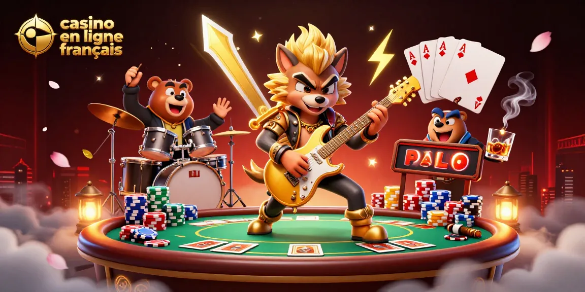 Vibrez avec le casino en ligne français en découvrant des personnages animés dans une scène dynamique.
